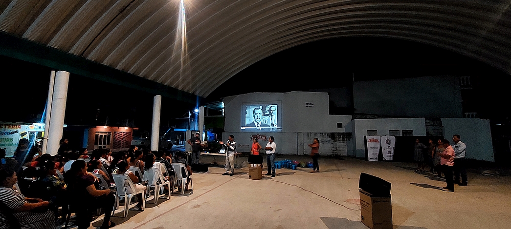 Actividad Cultural Comunitaria: Cine sillita en Soyataco