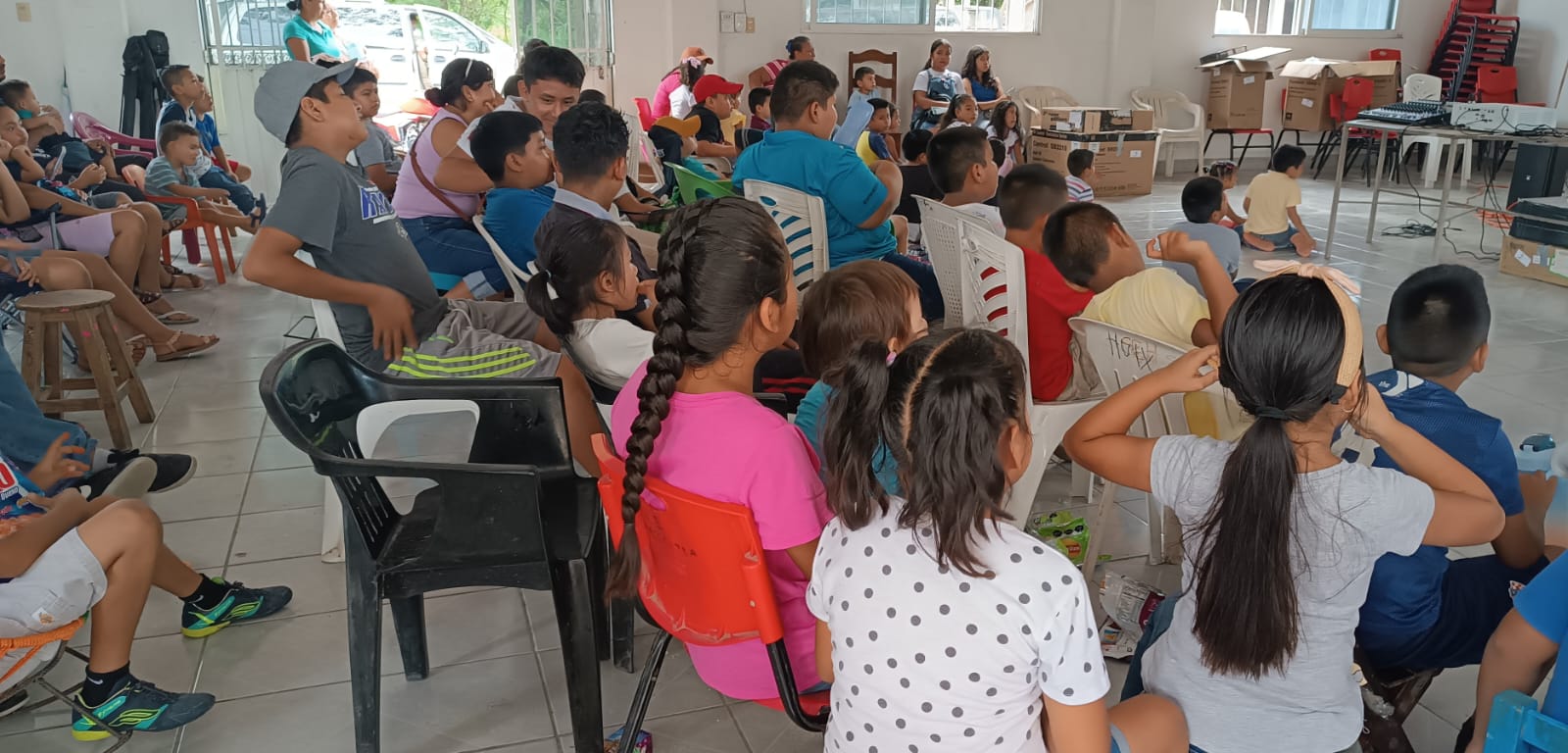 Actividad Cultural Comunitaria: Cine sillita en Huixcolotla