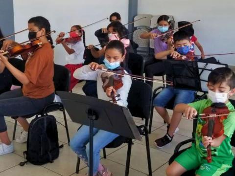 Semillero Creativo de Orquesta sinfónica comunitaria de Chilpancingo