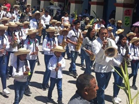 Semillero Creativo de Banda sinfónica comunitaria infantil de Tlaxiaco 