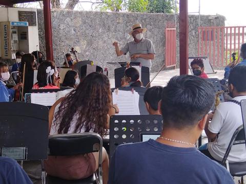 Semillero Creativo de Orquesta sinfónica comunitaria de Cuernavaca
